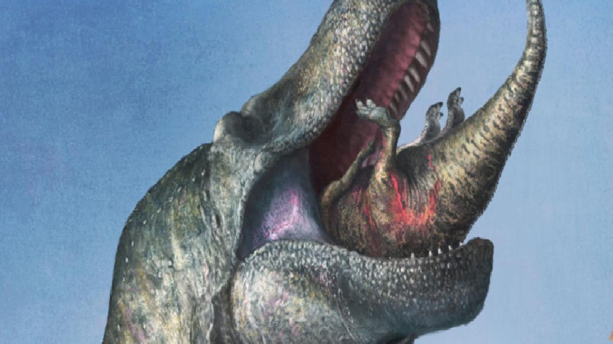 T. Rex'i hayal edin.  Şimdi Dudaklarla Hayal Edin.