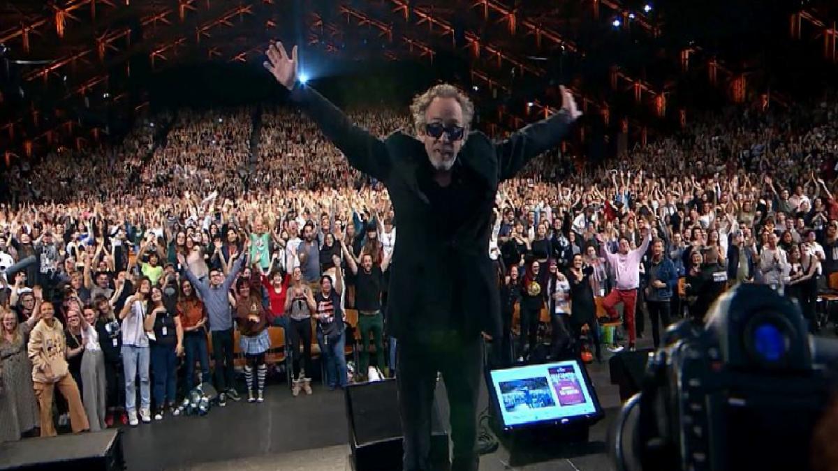 Lyon'daki Festival Lumière'de Tim Burton'a Rock Yıldızı karşılaması